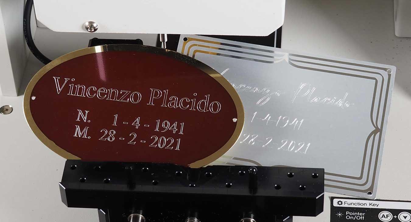 Funeral plaques